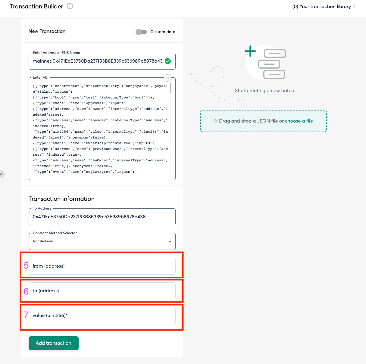 Governance Safe Creation process step 4